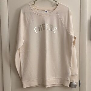 Old Navy Cream 'Cheers' Women's Sweater